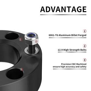 2 "2.5" ด้านหน้า shock spacer ชุดยกระดับสำหรับ2003-2018การเดินทาง2005-2008<span class=keywords><strong>เครื่องหมาย</strong></span> LT 2004-2024ฟอร์ด F150 4WD 2WD - Product Image 3