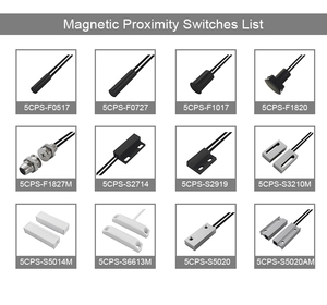 Sensor Magnético para Puerta y Ventana para Sistema de Alarma de Seguridad, Interruptor Reed de Montaje Empotrado - Product Image 5