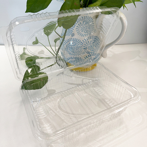 Düşük fiyat yüksek şeffaflık <span class=keywords><strong>PET</strong></span>/PE taze yiyecek tepsisi şeffaf tek kullanımlık plastik <span class=keywords><strong>PET</strong></span> tepsiler - Product Image 3