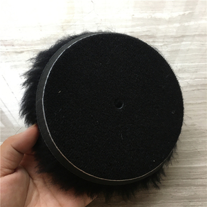 Tampon de polissage en <span class=keywords><strong>laine</strong></span> mérinos blanche de 5 pouces à prix de gros - Product Image 3