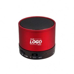 Portable <b>Mini</b> Metal <b>Bluetooth</b> <b>Speaker</b>, Wireless Outdoor With Tf Card Slot, Compact Rechargeable Promotional Gift <b>Speaker</b> - Product Image 2