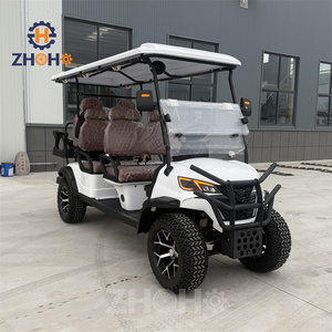 Nouvelle voiturette de golf électrique 6 <span class=keywords><strong>places</strong></span>, buggy <span class=keywords><strong>utilitaire</strong></span>, <span class=keywords><strong>meilleur</strong></span> prix, véhicules électriques, voiturettes de golf électriques avec pneus de 12/14 pouces - Product Image 6