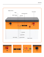 Système de stockage d'énergie domestique SOEC 16 kWh 51,2 V 314 Ah LiFePO4, batterie LFP à cycle profond avec BMS intelligent, plus de 6000 cycles