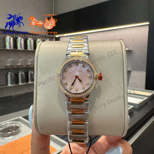 Reloj de Cuarzo de Acero Inoxidable con Doble Calendario de Diseño Original BVGRI para Mujer, Reloj de Lujo Resistente al Agua en Oro Rosa con Correa - Product Image 2