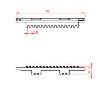 Plaque de levage 050E compatible avec bloc d'alignement de ruban multi-busbar, pièces de rechange pour connecteur photovoltaïque