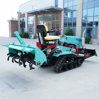Nouvelle mini motoculteur rotatif agricole durable 35 HP motoculteur rotatif de ferme de rizière amphibie motoculteur rotatif automoteur avec siège