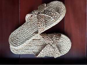 Bolso de Mano Artesanal de Jacinto de Agua en Forma de Media Luna, Estético, Tejido, Ecológico, para Playa, Verano, Viajes, para Mujer - Product Image 4