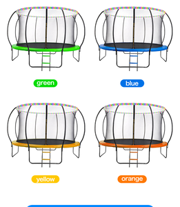 Trampoline de <span class=keywords><strong>jardin</strong></span> de qualité supérieure pour enfants, taille personnalisée, trampoline rond d'extérieur avec filet de protection - Product Image 6