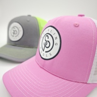 Gorra Richardson 112 con parche de cuero personalizado, insignia tejida, estilo Terry, para ciclismo, tipo camionero, con malla trasera, estilo Hip Hop Y2K, de alto rendimiento, de marca, unisex