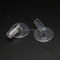 Coude de valve à air en PVC TPU à 90 degrés, petit tube à bride, embout de soufflage d'air pour manchons de tente, tube