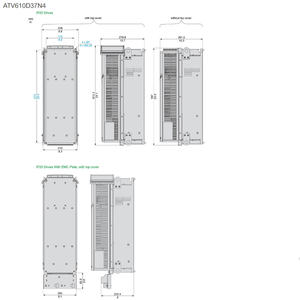 Convertisseur de fréquence <span class=keywords><strong>Schneider</strong></span> ATV610, variateur de fréquence VFD 18,5 kW triphasé - Product Image 3