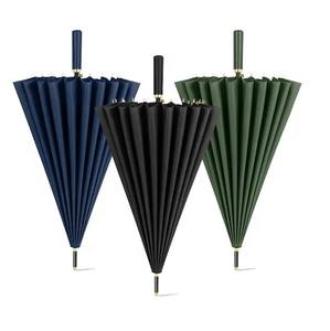 Paraguas de Golf Recto Resistente al Viento de Alta Calidad de Fábrica China con Logotipo Personalizado - Product Image 3