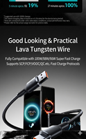 Kabel USB-C ke Tipe-C Tembaga Murni dengan Jalinan Nilon 100W Pengisian Cepat untuk iPhone & Perangkat iOS