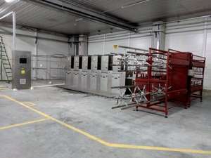 เครื่องย้อมเส้นด้ายแฟนซีอัตโนมัติหลากสีตัวควบคุมหน้าจอสัมผัสปั๊มความร้อนก่อสร้างสแตนเลสใหม่ - Product Image 4