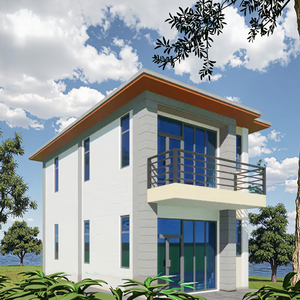 Solution de vie extérieure préfabriquée pour petite <span class=keywords><strong>maison</strong></span> moderne de 2 étages avec design graphique pour <span class=keywords><strong>application</strong></span> extérieure - Product Image 1