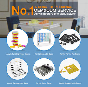 Nuevo diseño <span class=keywords><strong>2</strong></span> <span class=keywords><strong>en</strong></span> 1 acrílico damas y acrílico Tic Tac Toe juego <span class=keywords><strong>de</strong></span> mesa - Product Image 2