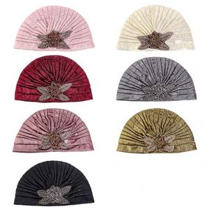 Turbante de Joyería de Colores Brillantes al por Mayor con Delicados Accesorios de Joyería, Pañuelo para la Cabeza de Poliéster, Pañuelos Diarios para Mujer - Product Image 2