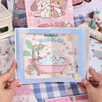 DHF536 Licensed Creative Cartoon Mikko Capybara Butterbear DIY Craft Books Puzzle TrainingBooks Children's Quiet Books Busy Book