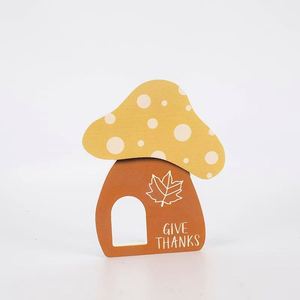 Adornos Magnéticos Personalizables de Madera con Forma de Hongo, Pegatinas para Refrigerador, Artesanías para Decoraciones Creativas del Hogar y Escritorio - Product Image 3