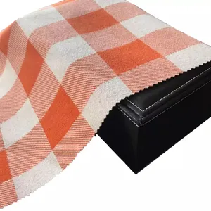 High Quality Thick Heavy Weight 480Gsm Wrinkle Resistant Plain Check Polyester Cationic Knitted Jersey Fabric
