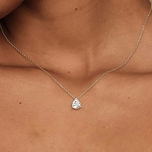 Collar con colgante de lágrima para mujer, joyería sencilla y moderna, regalo para uso diario - Product Image 4