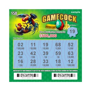Lottery Factory Can Customize Prize Number Sizes Content Digital Printing <b>Scratch</b> Lottery Tickets - Product Image 4