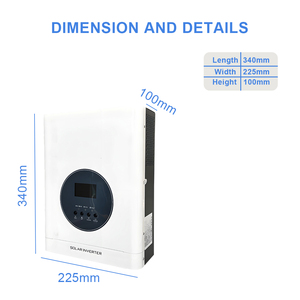 1KW 1.6KW 2.4KW 3KW 4KW 5KW 8KW 10KW MPPT 12V 24V 48V เป็นไฟ AC 110V 220V คลื่นไซน์บริสุทธิ์ ระบบสำรองไฟ (UPS) แบบออฟกริด พลังงานแสงอาทิตย์ ไฮบริด - Product Image 2