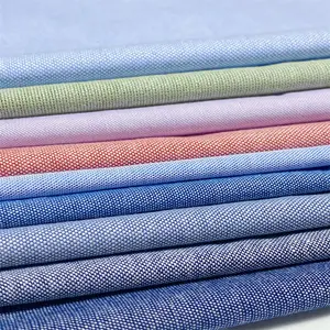 Sunplustex-hilo de algodón 100% teñido para exteriores, tela oxford para chaqueta, ropa, camisa, pantalones, abrigo, C40S C21C */2 142GSM