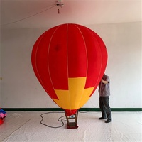 Ballon à air chaud gonflable personnalisé imprimé en couleur, gonflable publicitaire personnalisé pour les promotions de détail et les expositions d'art