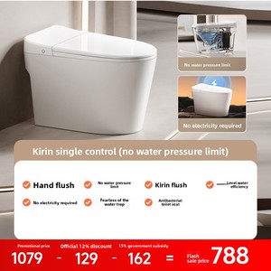 WC Senz'Acqua Taogu Allungato in Acciaio Inox con Scarico <span class=keywords><strong>a</strong></span> <span class=keywords><strong>Pressione</strong></span> d'Aria per Bagno Domestico 60102 - Product Image 6