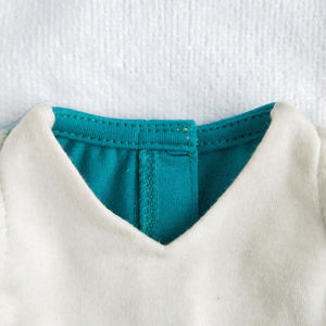 Venta al por mayor último 18 pulgadas American Doll Girl vestido sin mangas de alta calidad impreso <span class=keywords><strong>animadora</strong></span> <span class=keywords><strong>disfraz</strong></span> para ropa de muñeca - Product Image 4