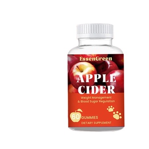 Gomitas de Vinagre de Sidra de Manzana con Pectina y Vitamina B12 <span class=keywords><strong>para</strong></span> el Control de Peso en Adultos EssenGreen - No Apto <span class=keywords><strong>para</strong></span> Mujeres <span class=keywords><strong>Embarazadas</strong></span> - Product Image 1