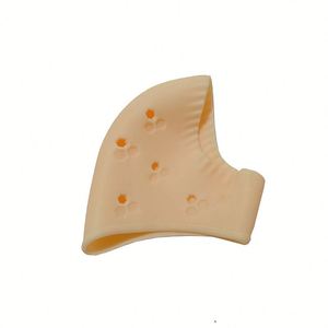 Protège-talons en gel de silicone confortables unisexe, chaussettes et manchons anti-humidité pour le camping en extérieur, soins des talons fendillés, personnalisables - Product Image 3