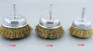 Cepillo de Alambre de Acero de Grado Industrial de 60 mm de Diámetro para Amoladora Angular, Pulido, Eliminación de Óxido, Mango de Plástico, 3 Años - Product Image 3