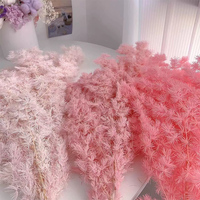 Offre Spéciale : Accessoires de Fleuriste pour Mariage et Fête des Mères – Fleurs et Plantes Éternelles, Feuilles de Fougère Ming et Feuilles Aiguilles Moelleuses pour Composition Florale
