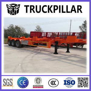 Nieuwe 3-assige Dock Skelet Oplegger Stalen Container Transporteur Met 12r22.5 Band 40 Ton Max Laadvermogen Truck Trailers - Product Image 3