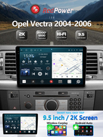 Autoradio rouge HI-FI pour Opel Vectra 2004-2006 Écran lecteur DVD 9.5 pouces Android DSP Carplay