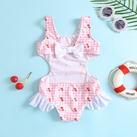 Maillot de bain une pièce asymétrique personnalisé en Spandex/Polyester, respirant, séchage rapide, à volants, imprimé, pour la plage