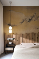 Papier peint en rouleau vintage en lin rétro pour hôtel, papier peint texturé personnalisé, impression de papier peint mural, murale 3D, grossiste en papier peint