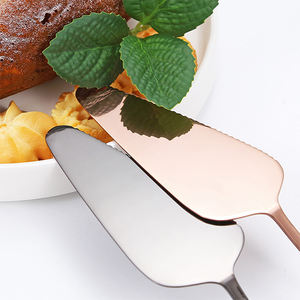 In acciaio inossidabile spatola a triangolo dentato oro <span class=keywords><strong>Pizza</strong></span> e torta utensile da cucina - Product Image 3