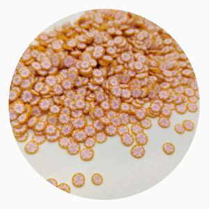 Chocolat beignets polymère argile tranche arrose pour bricolage artisanat minuscule mignon gâteau en plastique klei boue particules téléphone déco - Product Image 4