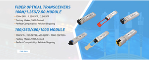 高速配送 1.25G 10G 40G 100Gb IP ギガビット光ファイバートランシーバーモジュール LCコネクタ付き SFP SFP+ SFP28 QSFP+ QSFP28 - Product Image 3