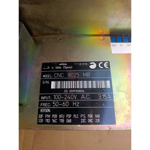 8025 MB โอเปอเรชั่น CNC-8025MB มือสองสภาพดี 8025 MB CNC-8025MB 8025 MB โอเปอเรชั่น CNC-8025MB 8025 MB CN - Product Image 2