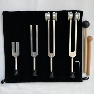 4096 528 128 136.1 Hz Tuning Forks Sound Charkra Chakra Tuning Fork Set Stainless Steel Tuning Fork Switch For Sound Therapy