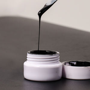 Etiqueta privada 5g alto pigmento buen fácil Color adhesivo Vernis semipermanente Super blanco negro Gel pintura arte de uñas - Product Image 4