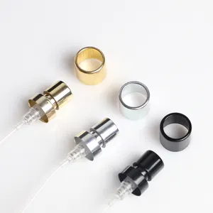 Kustom aluminium 12mm 13mm 15mm lebar leher bulat crimp sekrup leher kerah kosmetik parfum nozel halus kabut parfum pompa penyemprot