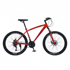Vélo de montagne à cadre en acier carbone tout-terrain 26 pouces 21 vitesses Hardtail Frein à disque Triathlon Trail Riding VTT pour adultes - Product Image 2