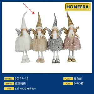 Misura personalizzabile 78cm illuminato babbo natale bambole Per Champagne colore 30 pz Per scatola poliestere PP cotone filo di plastica - Product Image 1