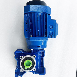 RV <b>Worm</b> <b>Gear</b> Reducer With Motor Blue Steel Low Noise Transmission Small Size Standard - Product Image 1