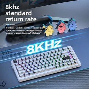 Teclado Gamer Inalámbrico Mecánico a Prueba de Agua con Eje Magnético RGB de Tres Modos Attack Shark X82PRO 8K - Product Image 2
